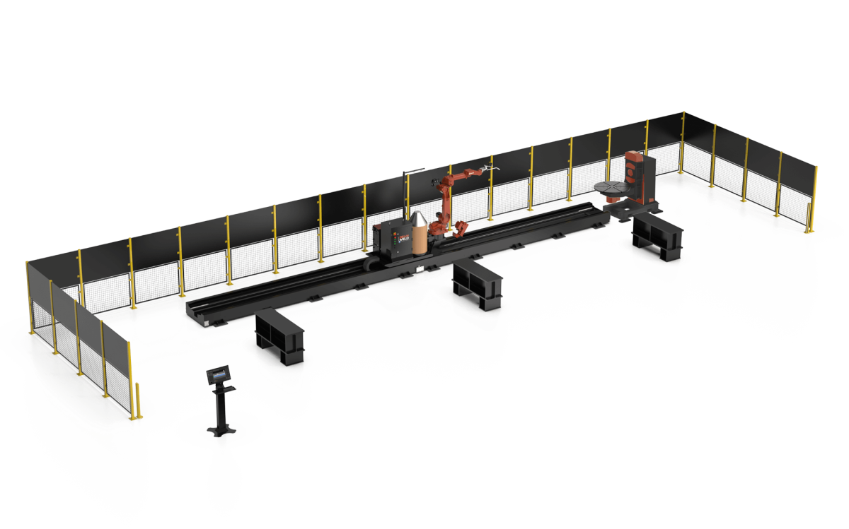 7-Axis Ground Rail Workstation
